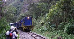 Machu Picchu train  www.perucycling.com