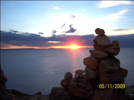 Sunset at Suasi Island