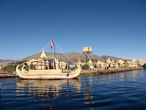 Uros floating islands
